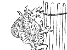 Dragon original Sketch